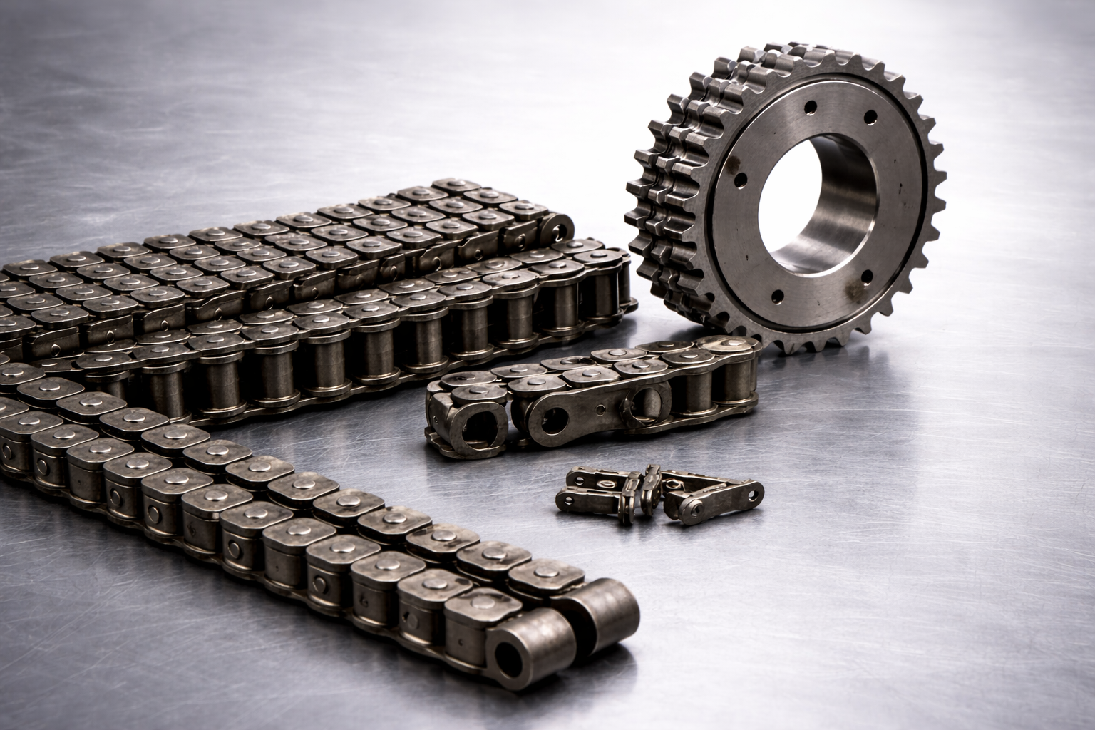 Cadenas y piñones industriales